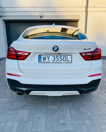 BMW X4 cena 139000 przebieg: 53205, rok produkcji 2018 z Warszawa małe 56